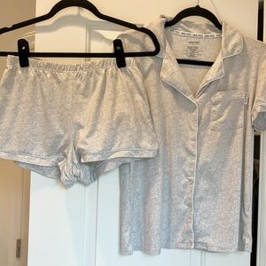 NWOT Light Grey Sleep Set
